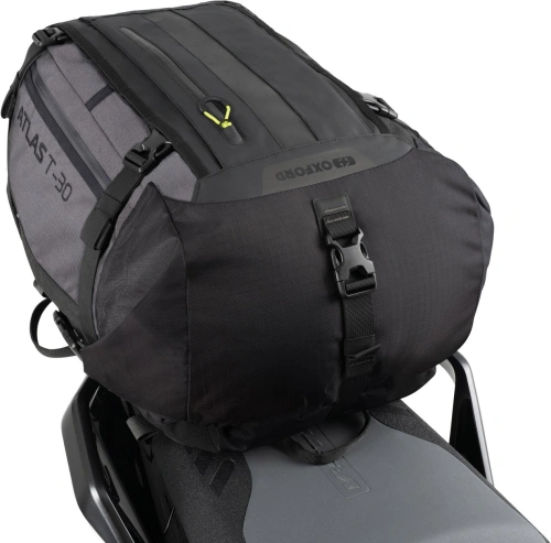 Brašna na sedadlo spolujezdce Atlas T-30 Advanced Tourpack, OXFORD (šedá, objem 30 l)