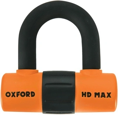 Zámek U profil HD Max, OXFORD (oranžový/černý, průměr čepu 14 mm)