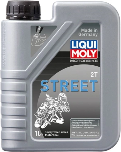 LIQUI MOLY Motorbike 2T Street, polosyntetický motorový 2T olej 1 l