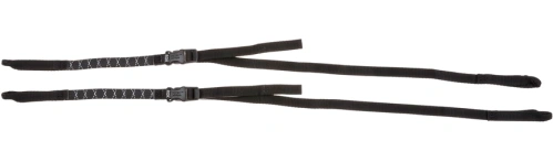 Zavazadlové popruhy ROK straps LD Commuter nastavitelné, OXFORD (černá a reflexními prvky, šířka 12 mm, pár)