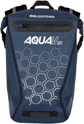 Vodotěsný batoh AQUA V20, OXFORD (tmavá modrá, objem 20 L)