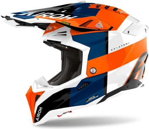 Přilba AVIATOR 3 Monarch, AIROH (oranžová lesklá) 2025