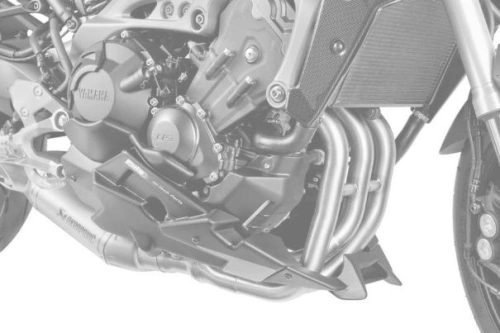 Spoiler motoru PUIG 7540C karbonový vzhled včetně samolepek 140.7540C