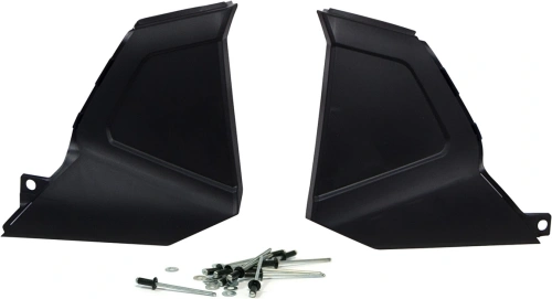Boční kryty vzduchového filtru Yamaha, RTECH (černé, pár) M400-919