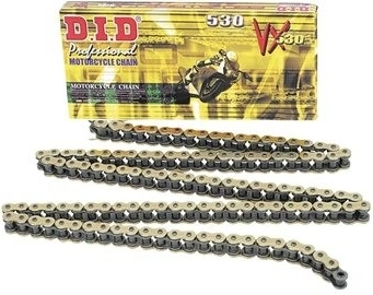 VX série X-Kroužkový řetěz D.I.D Chain 530VX3 110 L Zlatá/Černá 244775 103024110G