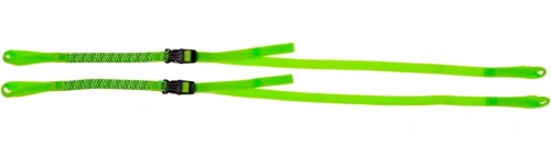 Zavazadlové popruhy ROK straps LD Commuter nastavitelné, OXFORD (reflexní zelená, šířka 12 mm, pár)