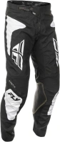 Kalhoty KNETIC SYM, FLY RACING - USA 2025 (černá/bílá, vel. 30)