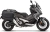 Kompletní sada bočních černých hliníkových kufrů SHAD TERRA BLACK 36L/36L , včetně montážní sady SHAD HONDA X-ADV 750