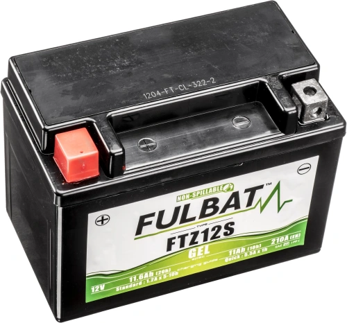 Baterie 12V, FTZ12S GEL, 12V, 11Ah, 210A, bezúdržbová GEL technologie 150x88x110 FULBAT (aktivovaná ve výrobě) M310-231