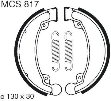 Brzdové čelisti LUCAS MCS 817 786.08.17