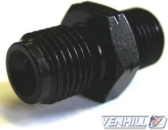 Adaptér (šroub) Venhill POWERHOSEPLUS 3/70125A/BLACK 10x1.25mm konkávní černá V370125AB