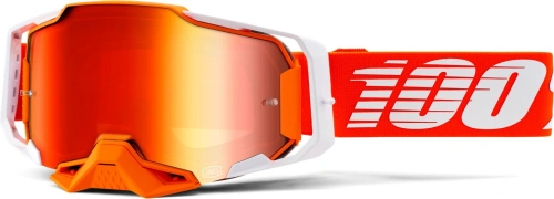 ARMEGA 100% brýle Regal, zrcadlové červené plexi