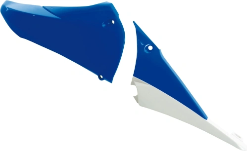 Vrchní díl spoileru chladiče (Yamaha YZ 450 F 10-13), RTECH (modro-bílý) M400-084