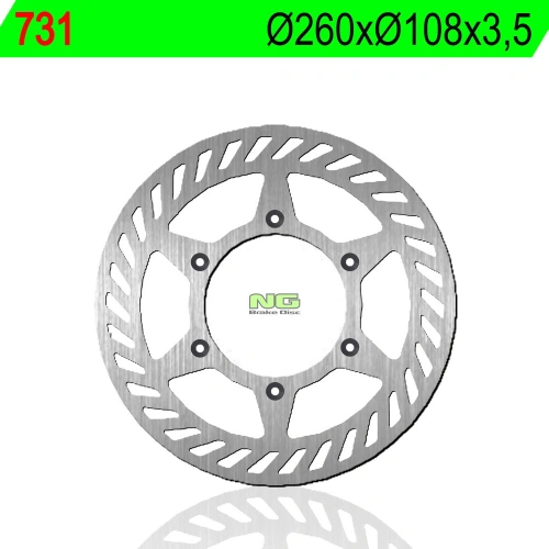 Brzdový kotouč NG 731 DIS731 210.731