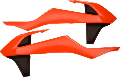 Spoilery chladiče KTM, RTECH (oranžovo-černé, pár) M400-713