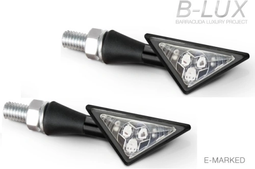 LED blinkry Z-LED B-LUX BARRACUDA, "E" - černá