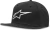 Kšiltovka AGELESS FLATBILL, ALPINESTARS (černá/bílá)