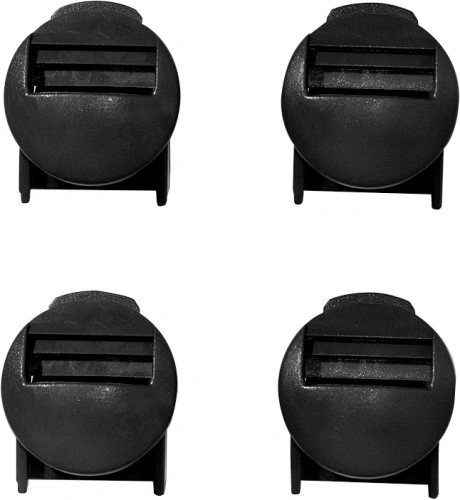 Zámky přezky pro boty TECH 8 RS a TECH 8, ALPINESTARS (černé, sada 4 ks)