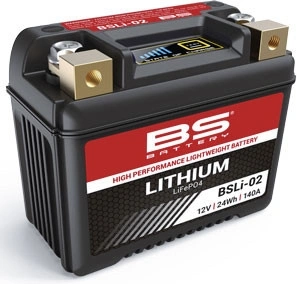 Lithiová motocyklová baterie BS-BATTERY BSLI-02 360102 700.360102