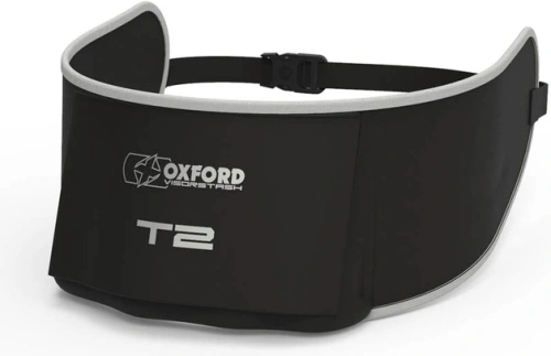 Vak na plexi VisorStash T2 Deluxe polstrovaný s kapsou, OXFORD (černý/šedý)