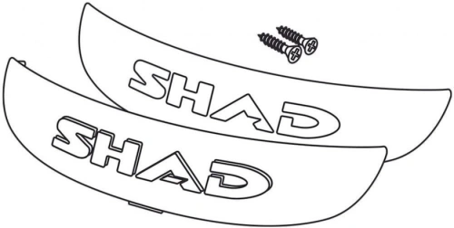 Reflexní prvky SHAD D1B26CAR průhledný pro SH26