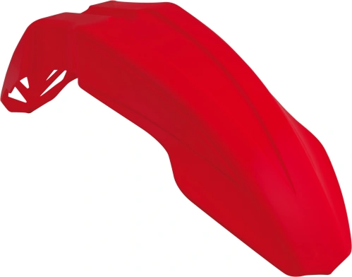 Blatník přední univerzální Supermoto krátký, RTECH (odst. červená Honda CRF, s průduchy) M400-369