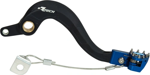 Brzdový pedál hliníkový Yamaha, RTECH (černo-modrý) M400-1064