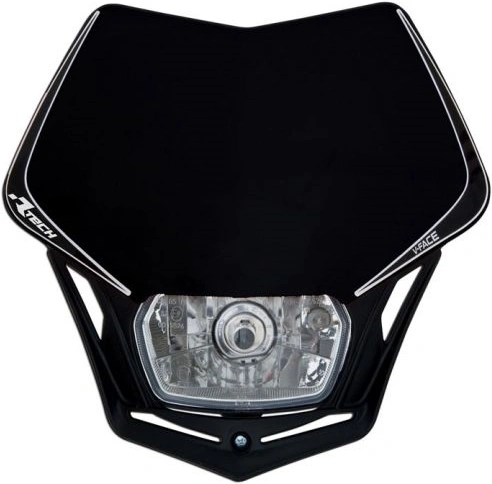 UNI přední maska včetně světla V-Face, RTECH (černá) M400-457