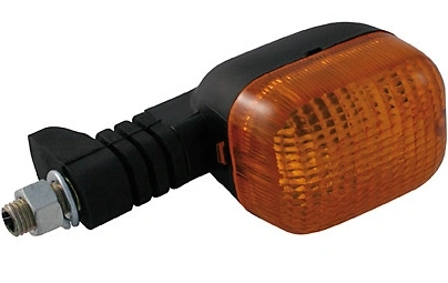 Blinkr DUC Style - černá, oranžové sklíčko, "E" homologovaný 12V 10W, levá přední/ pravá zadní, M10 (1ks) PW202-206