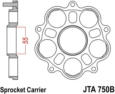 Unašeč rozety JT JTA 750B JTA750B 728.750B