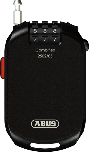 Lankový zámek ABUS 2502/85 C/SB CombiFlex s 3 číselným kódem - černá