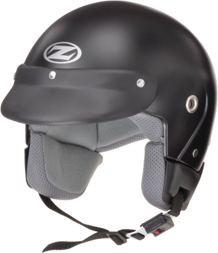 Otevřená motocyklová helma Zed C40 - černá matná - XXS