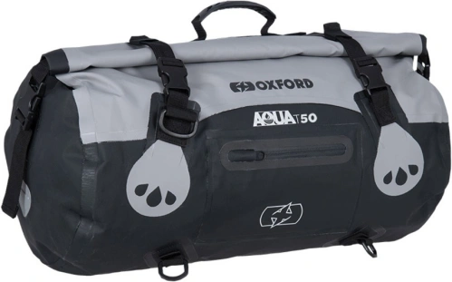 Vodotěsný vak Aqua T-50 Roll Bag, OXFORD (šedý/černý, objem 50 l)