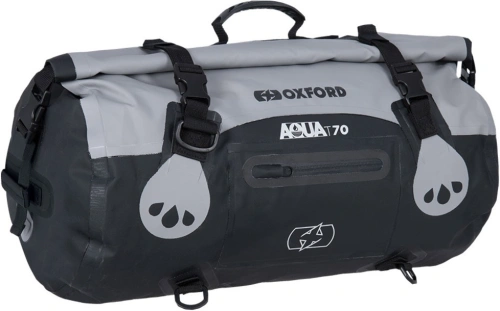 Vodotěsný vak Aqua T-70 Roll Bag, OXFORD (šedý/černý, objem 70 l)
