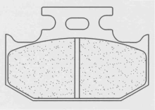 Brzdové destičky CL BRAKES 2299 X59 (X55) 2299X59 200.2299.X4