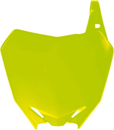 Čelní číslová tabulka Suzuki, RTECH (neon žlutá) M400-653
