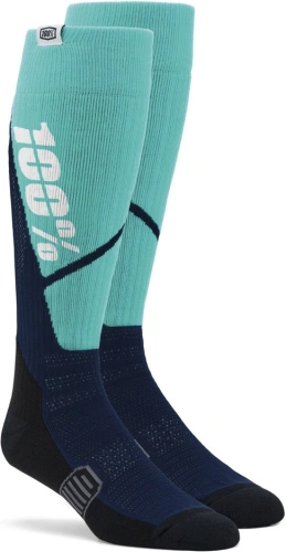 Ponožky TORQUE MX, 100% -USA (šedá/modrá)