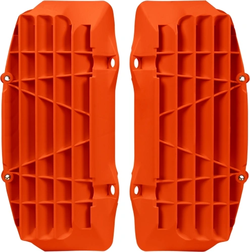 Žaluzie chladiče KTM, RTECH (neon oranžové, pár) M400-1002