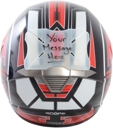 Protektor laku přilby Helmet Bumper Message, OXFORD (možnost napsání vlastního textu)