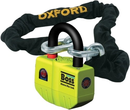 Řetězový zámek na motocykl Boss Alarm, OXFORD (délka 1,5 m)