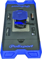 Podložka pod motorku POLISPORT modrá/černá (3)