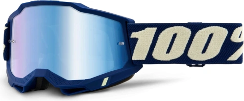 ACCURI 2, 100% brýle Deepmarine, zrcadlové modré plexi
