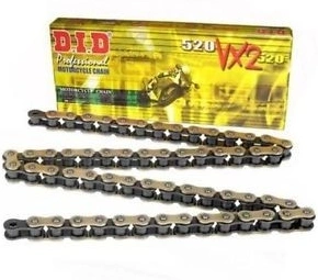 VX série X-Kroužkový řetěz D.I.D Chain 520VX3 118 L Zlatá/Černá 244768 103022118G