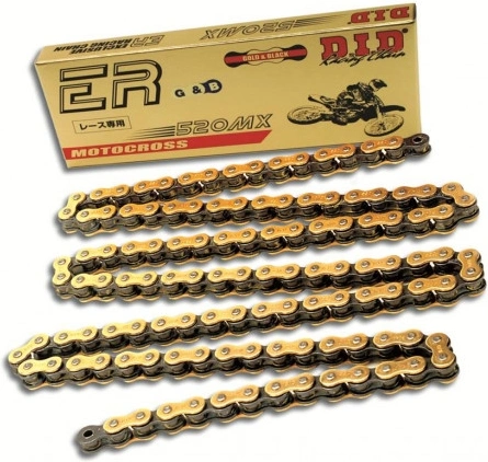 Závodní řetěz D.I.D Chain 520MX 1920 článků Zlatá/Černá 245591 1030431920