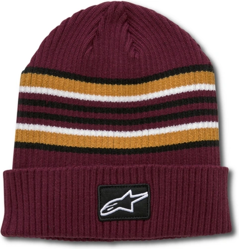 Čepice BOLTED CUFF BEANIE, ALPINESTARS (červená cihlová)