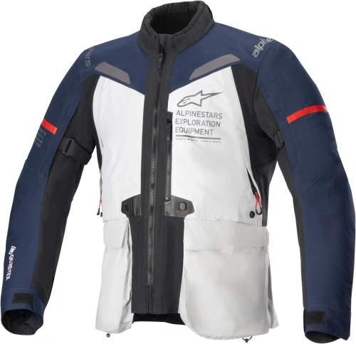 Bunda ST-7 GORE-TEX, ALPINESTARS (světle šedá/modrá/černá) 2024