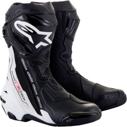 Boty SUPERTECH R VENTED, ALPINESTARS (černá/bílá) 2024