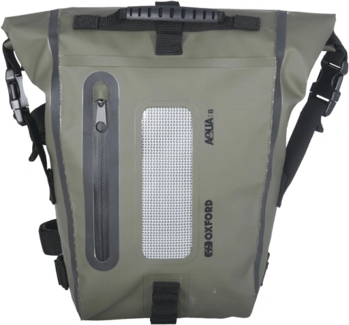 Brašna na sedlo spolujezdce Aqua T8 Tail bag, OXFORD (khaki/černá, objem 8 l)