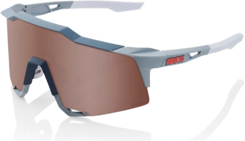 Sluneční brýle SPEEDCRAFT Soft Tact Stone Grey, 100% (HIPER stříbrné sklo)