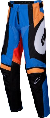 Kalhoty RACER MELT, ALPINESTARS, dětské (oranžová/modrá) 2025